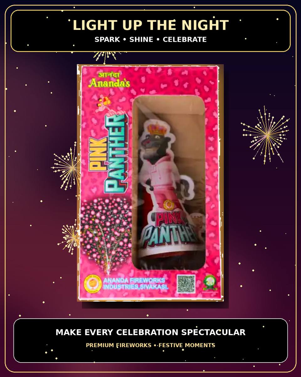 Pink Panther — Fountains by True Value Crackers
