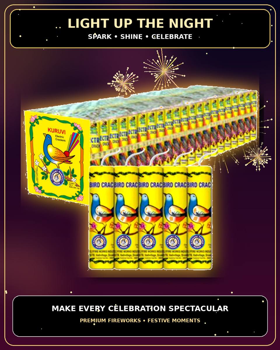 2 ¾ '' KURUVI CRACKERS — Bombs & Crackers by True Value Crackers