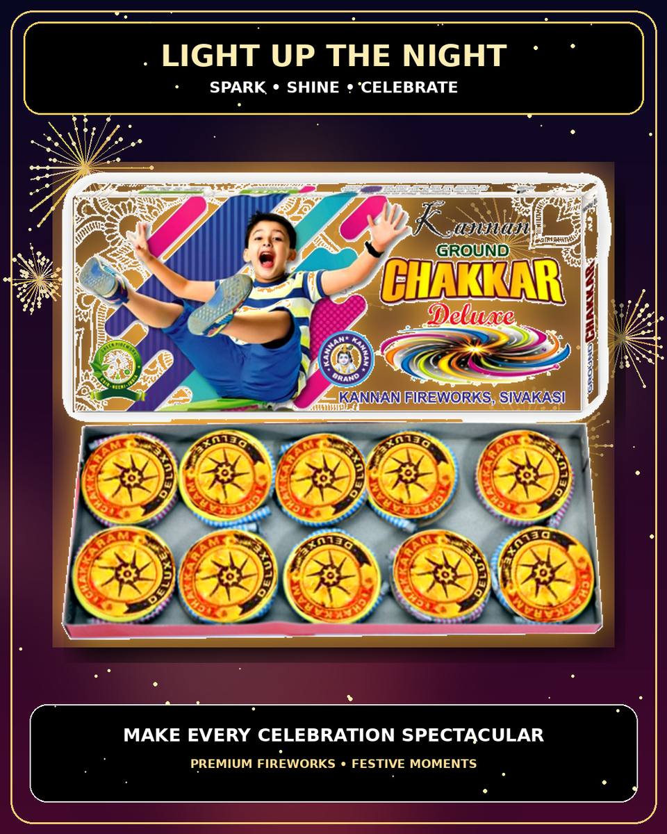Ground Chakkar Deluxe — Ground Chakkars by True Value Crackers