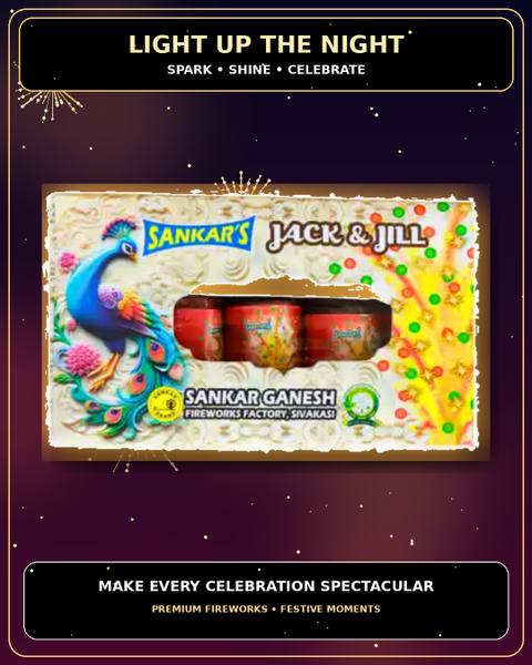 Jack & Jill — Fountains from True Value Crackers, Sivakasi
