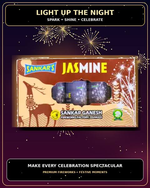 Jasmine — Fountains from True Value Crackers, Sivakasi