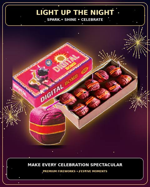 Digital Giant Bomb — Bombs & Crackers from True Value Crackers, Sivakasi