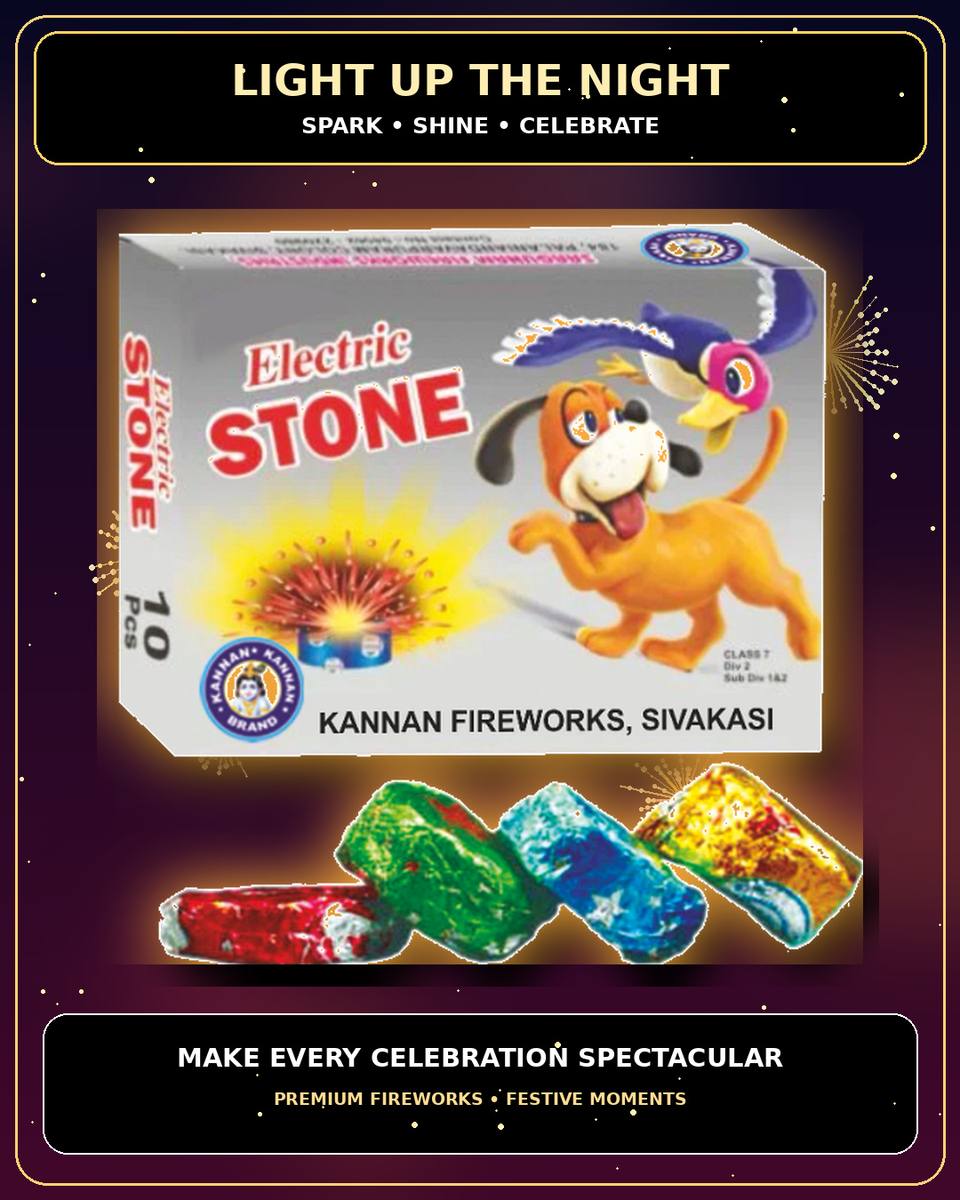 Electric Stone (10 Boxes) — Kids Special by True Value Crackers