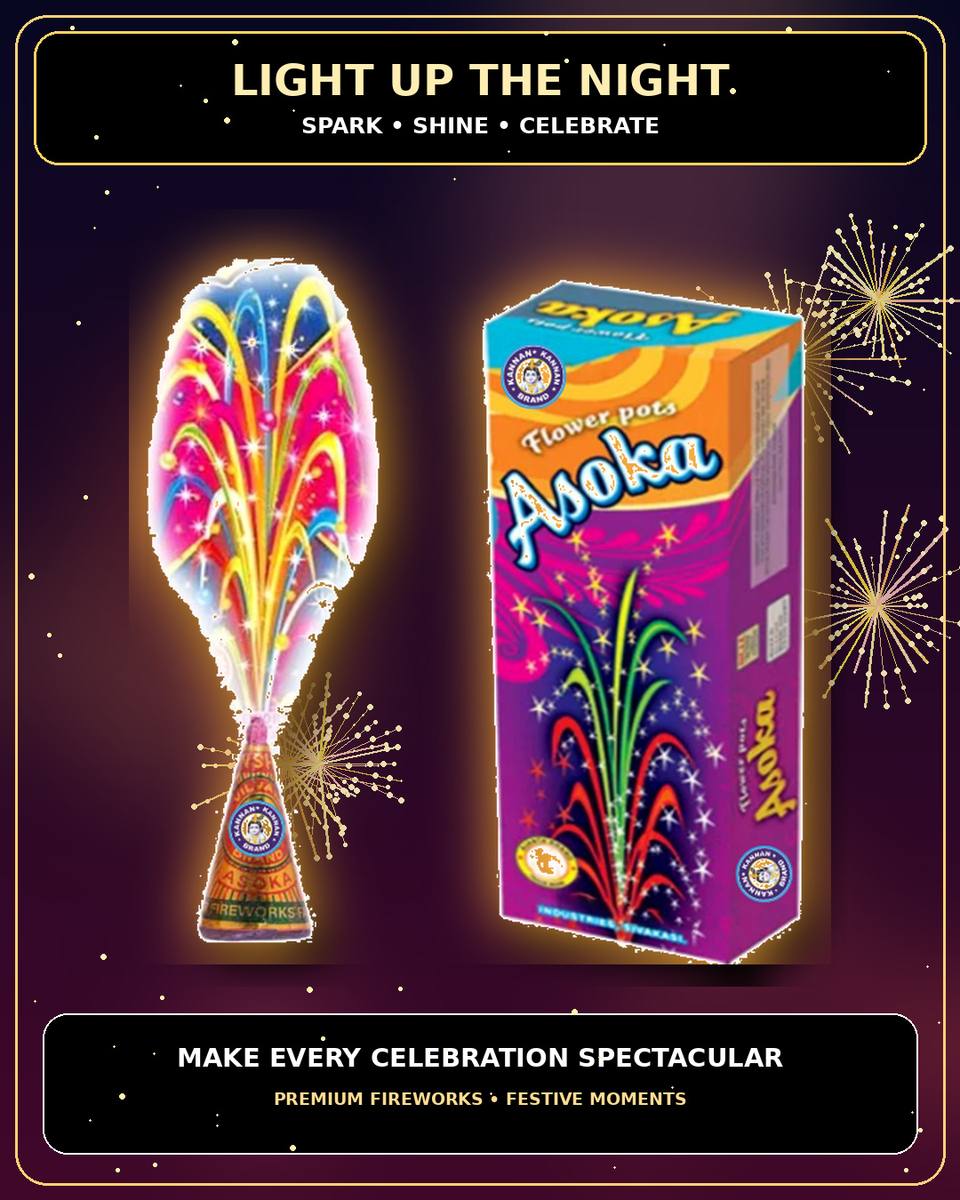 Flower Pot Ashoka — Flower Pots by True Value Crackers