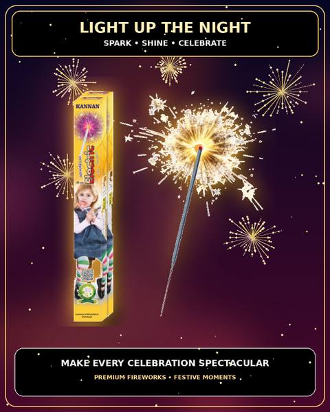30 cm Electric Sparklers — Sparklers from True Value Crackers, Sivakasi