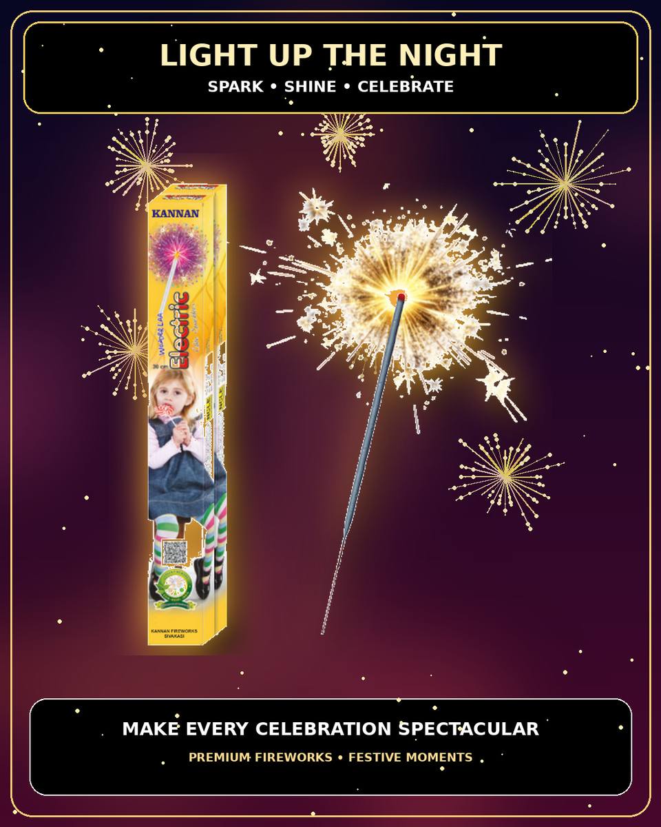 30 cm Electric Sparklers — Sparklers by True Value Crackers