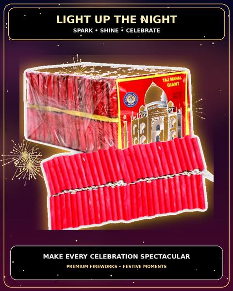50  Deluxe Crackers — Bombs & Crackers from True Value Crackers, Sivakasi
