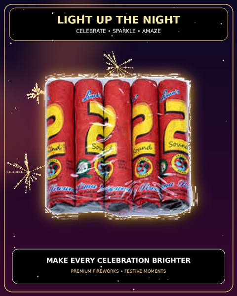 2 Sound Crackers — Bombs & Crackers from True Value Crackers, Sivakasi
