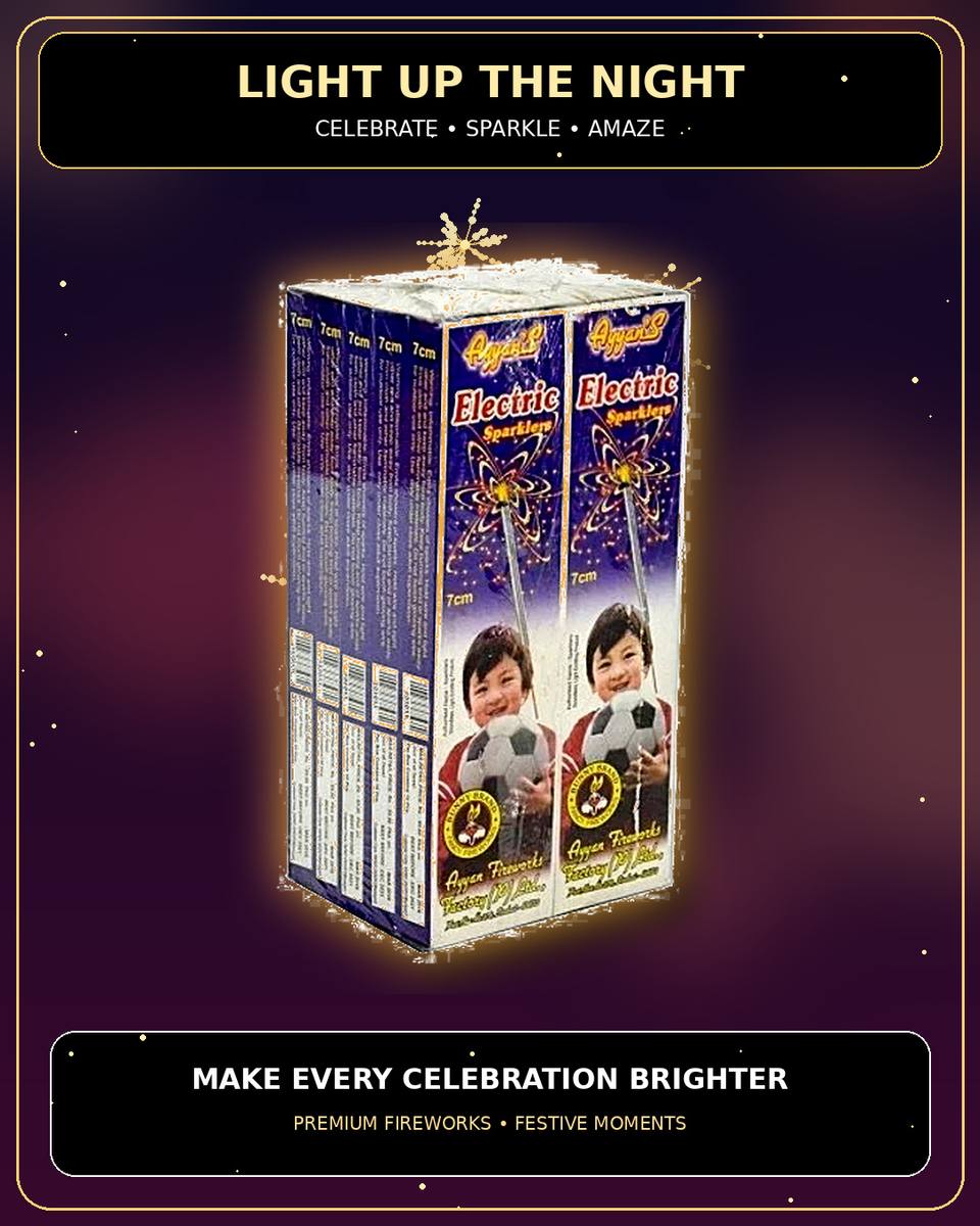 7 Cm Sparklers - 10 Boxes — Sparklers by True Value Crackers