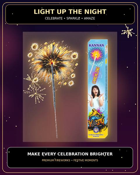 15 cm Colour Sparklers — Sparklers from True Value Crackers, Sivakasi