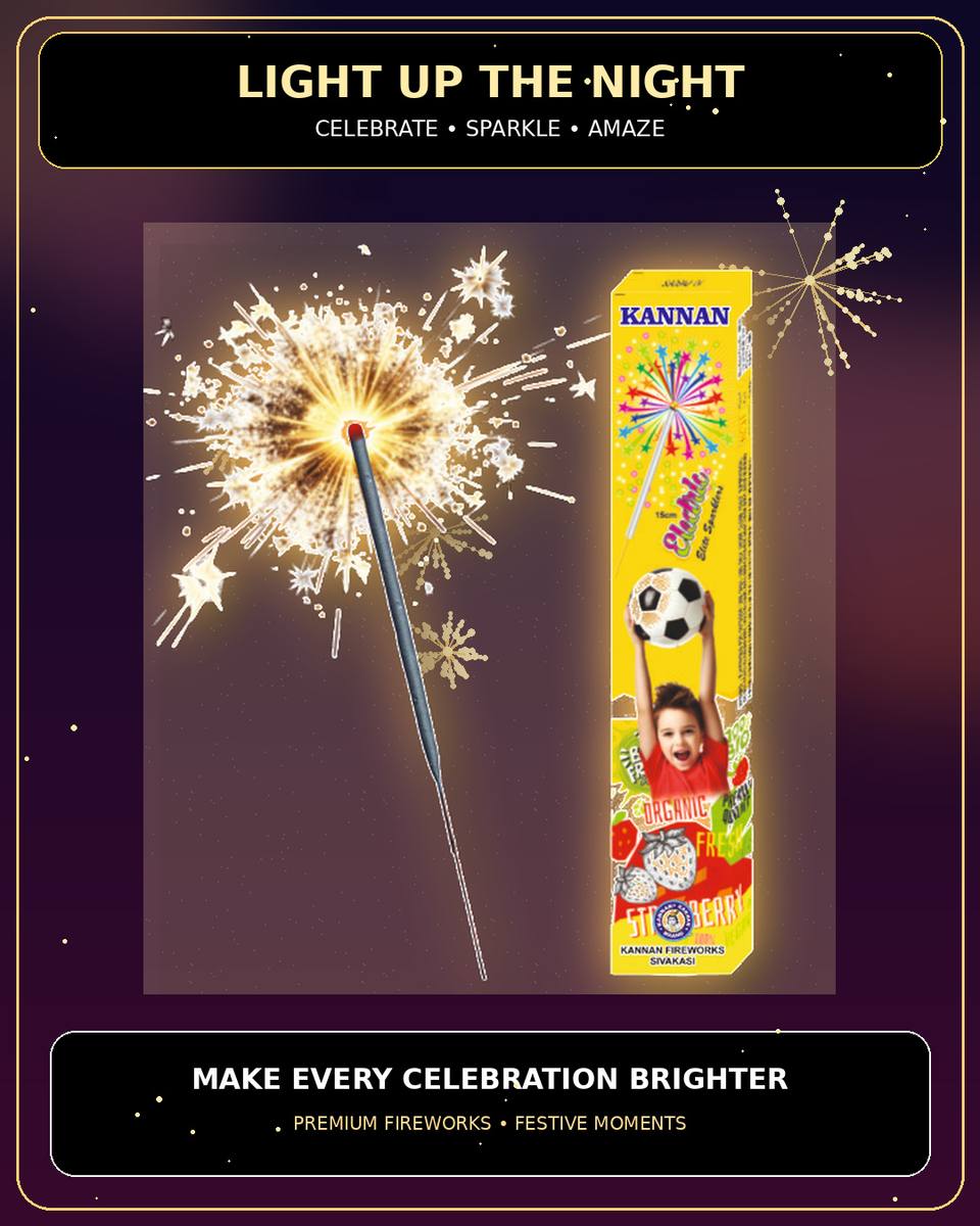 15 cm Electric Sparklers — Sparklers by True Value Crackers