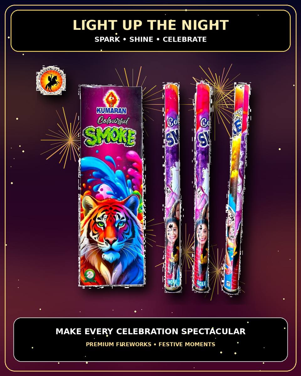 Colour Smoke Candles — Kids Special by True Value Crackers