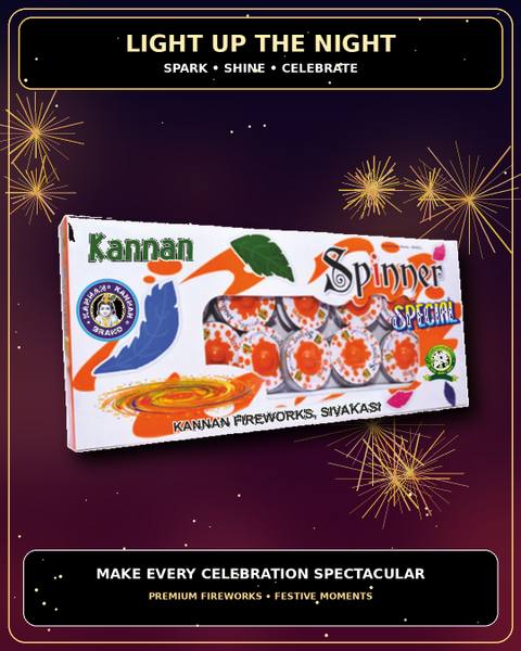 Spinner Special — Ground Chakkars from True Value Crackers, Sivakasi