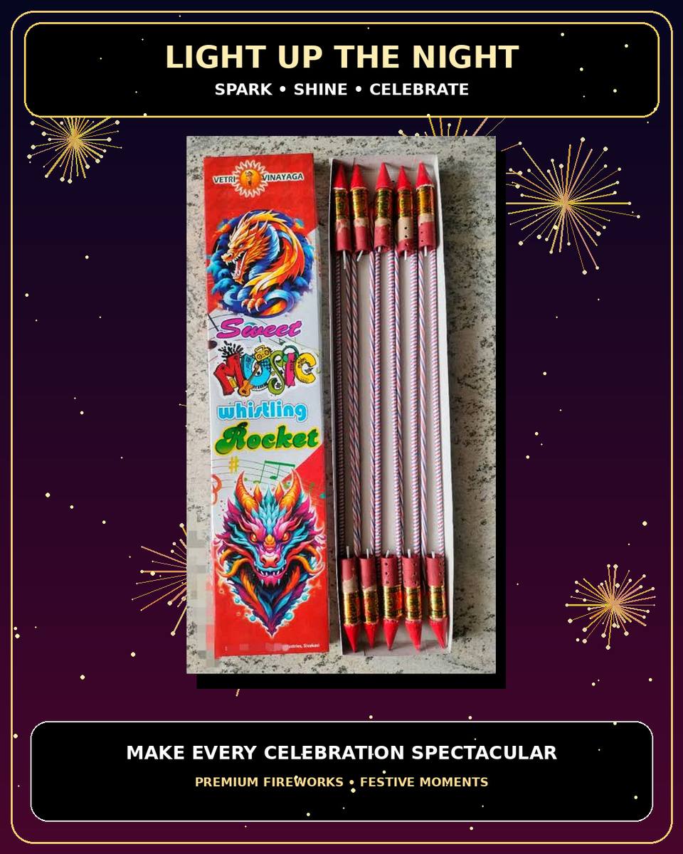 Whistling Rocket — Rockets by True Value Crackers