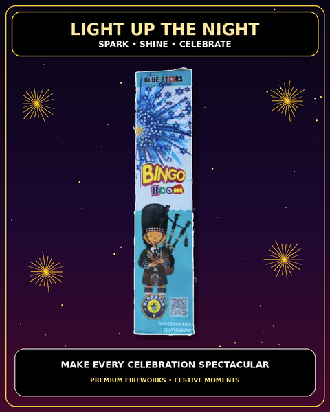 3.5 inch Sky shot Special colour edition - Purple — Fancy Novelties from True Value Crackers, Sivakasi