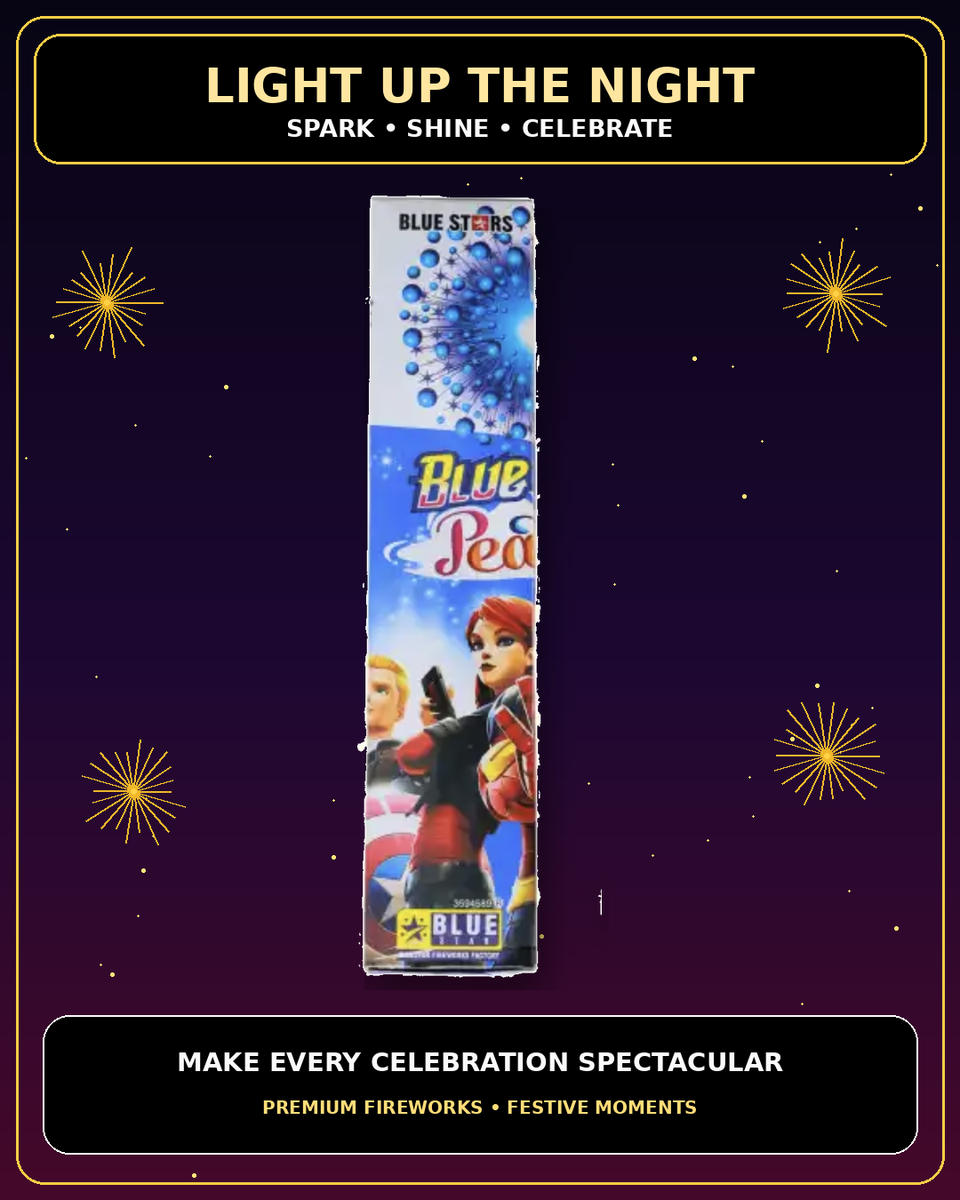 3.5 inch Sky shot Special colour edition - Blue — Fancy Novelties by True Value Crackers