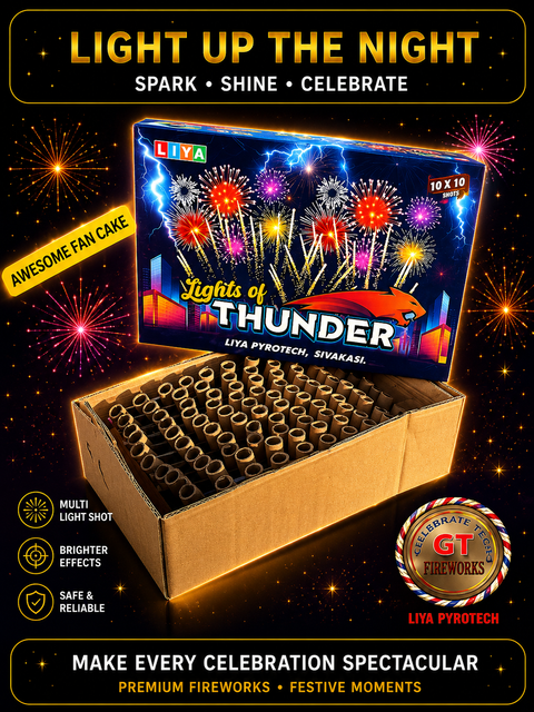 10X10 Lights of Thunder — Fancy Novelties from True Value Crackers, Sivakasi